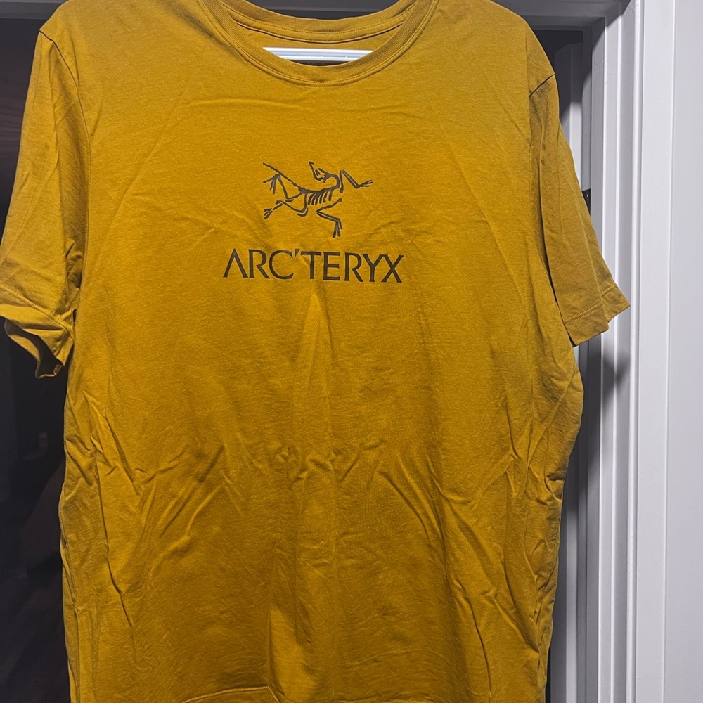 Arc'teryx Yellow Short Sleeve Logo T-Shirt